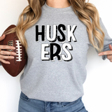 Huskers TUX deluxe dtf print