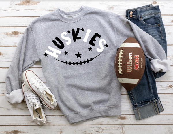 Huskies Football Star DTF Print