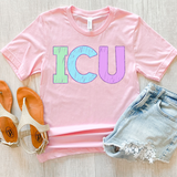 ICU Nurse Pastel Bookworm DTF Print