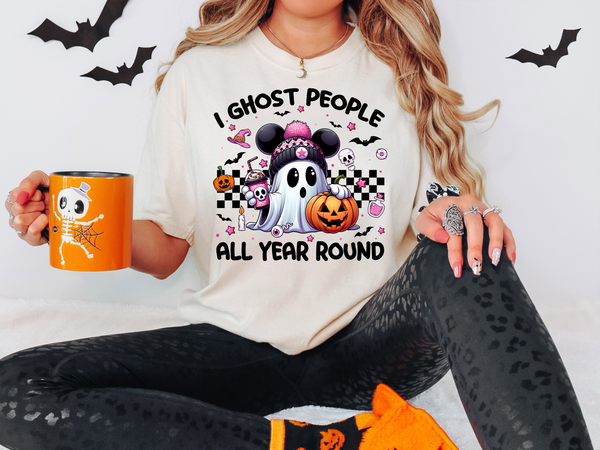 I Ghost People All Year Long DTF Print