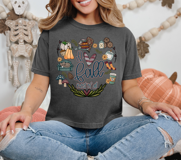 I love Fall Most of All DTF Print