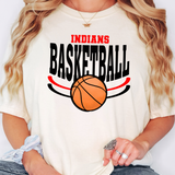 Indians Basketball DTF Print