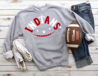 Indians Football Star DTF Print