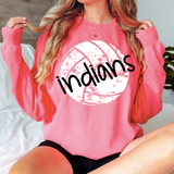 Disteressed Indians Volleyball DTF Print