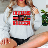 Indians Soccer JC Grunge DTF Print