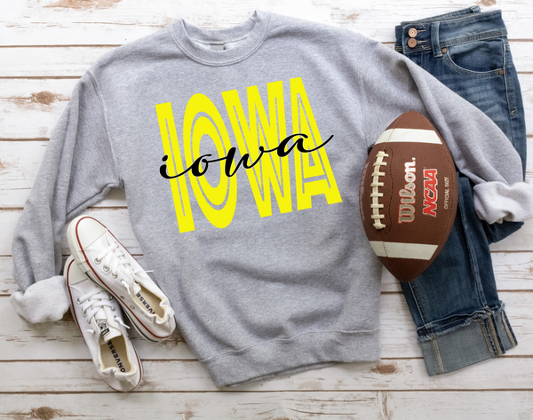 Iowa Two Tone DTF Print