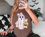 Irredecent Ghost With Basket DTF Print