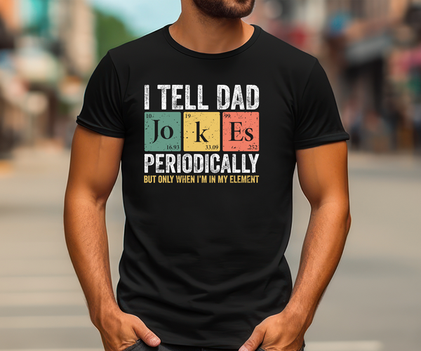 I Tell Dad Jokes DTF Print