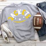 Yellow Jackets Football Star DTF Print