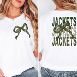 Jackets Matching Stacked Camo Greens DTF Print