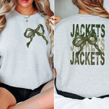 Jackets Matching Stacked Camo Greens DTF Print