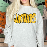 Distressed Wonky Jaguars DTF Print