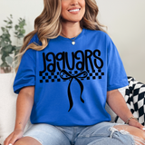 Jaguars Simple Bow Checker DTF Print