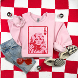 Grunge Heart Queen Dolly Parton DTF Print