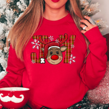 Joy Reindeer DTF Print