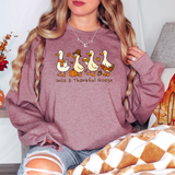 Just a Thankful Goose DTF Print