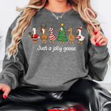 Just a Jolly Goose Christmas DTF Print