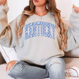 Kentucky Blue Floral Arch DTF Print