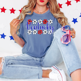 Kentucky Daisy Row DTF Print