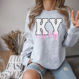 Faux Glitter Kentucky Doodle DTF Print