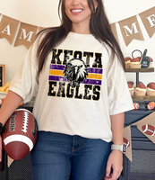 Keota Eagles Grunge DTF Print