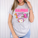 Kilgore Bulldogs Pink Out Collage DTF Print