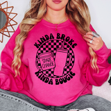 Kinda Broke Kinda Boujie DTF Print