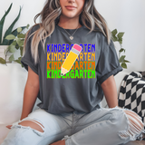 Kindergarten Bookworm Repeat Solid Pencil DTF Print