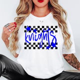 Knights Checker Star DTF Print