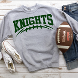 Knights Football Arched DTF Print