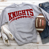 Knights Football Arched DTF Print
