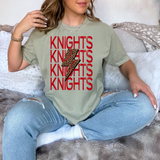 Knights Baseball Bolt DTF Print