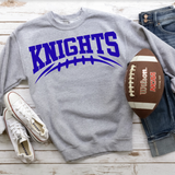 Knights Football Arched DTF Print