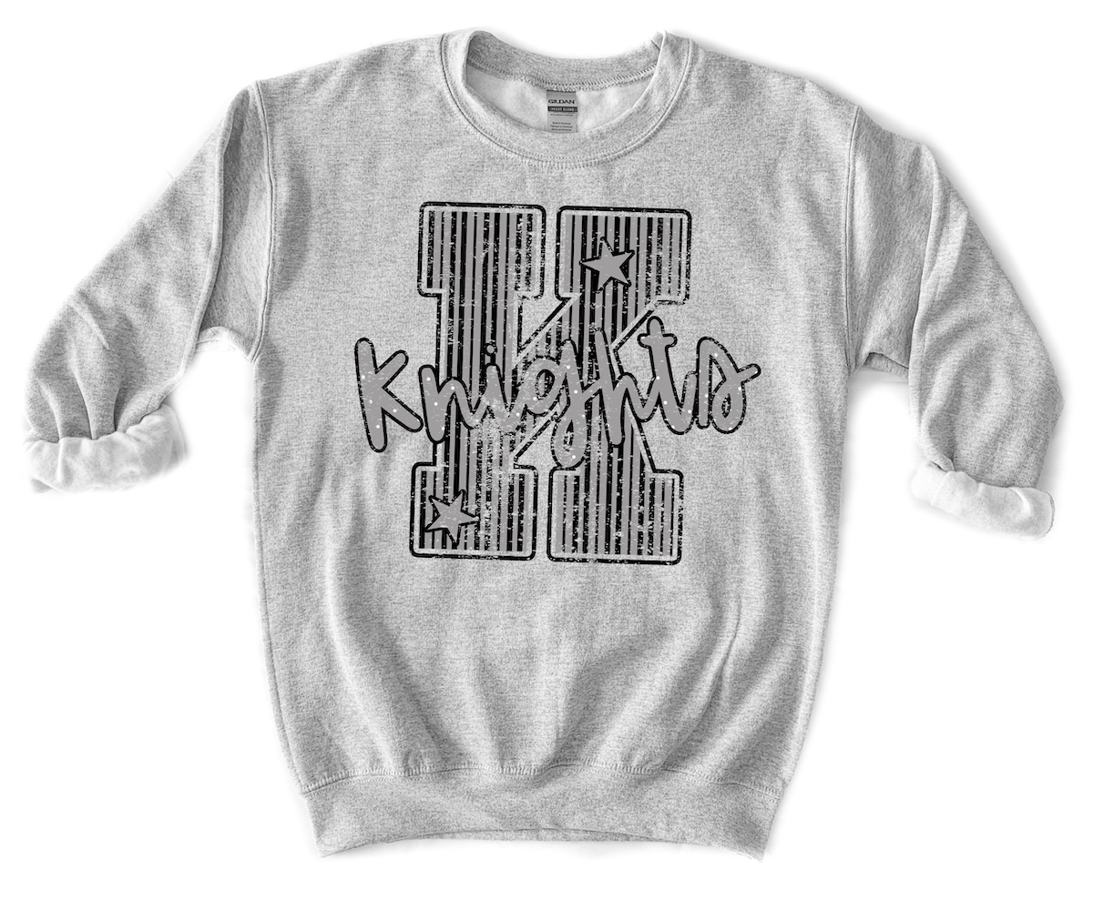Knights Varsity Stripes DTF Print