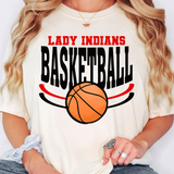 Lady Indians Basketball DTF Print