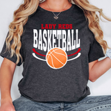 Lady Reds Basketball DTF Print