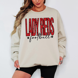 Lady Reds Football Star Power Team Sports DTF Print