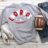Lady Reds Football Star DTF Print