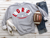 Lady Reds Football Star DTF Print