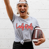 Lady Reds Outline DTF Print
