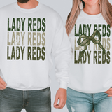 Lady Reds Matching Stacked Camo Greens DTF Print