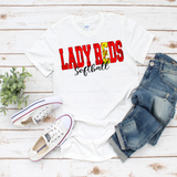 Lady Reds Sport Grunge DTF Print