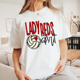 Lady Reds Spirit Volleyball DTF Print