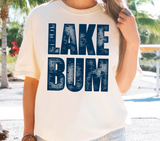 Distressed Lake Bum DTF Print