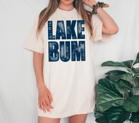 Distressed Lake Bum DTF Print