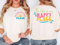 The Lake is my Happy Place DTF Print