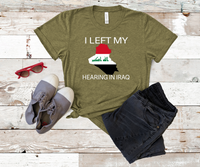 I left my hearing in Iraq DTF Print