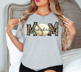 Leopard Sports Mom DTF Print