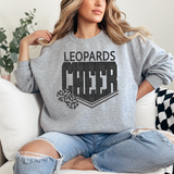 Leopards Glitter Cheer DTF Print