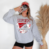 Leopards Football Retrocollage DTF Print